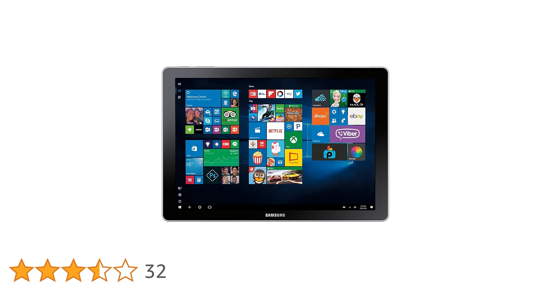 Tablet Samsung Galaxy Book 12in 128GB Windows 10, Verizon +