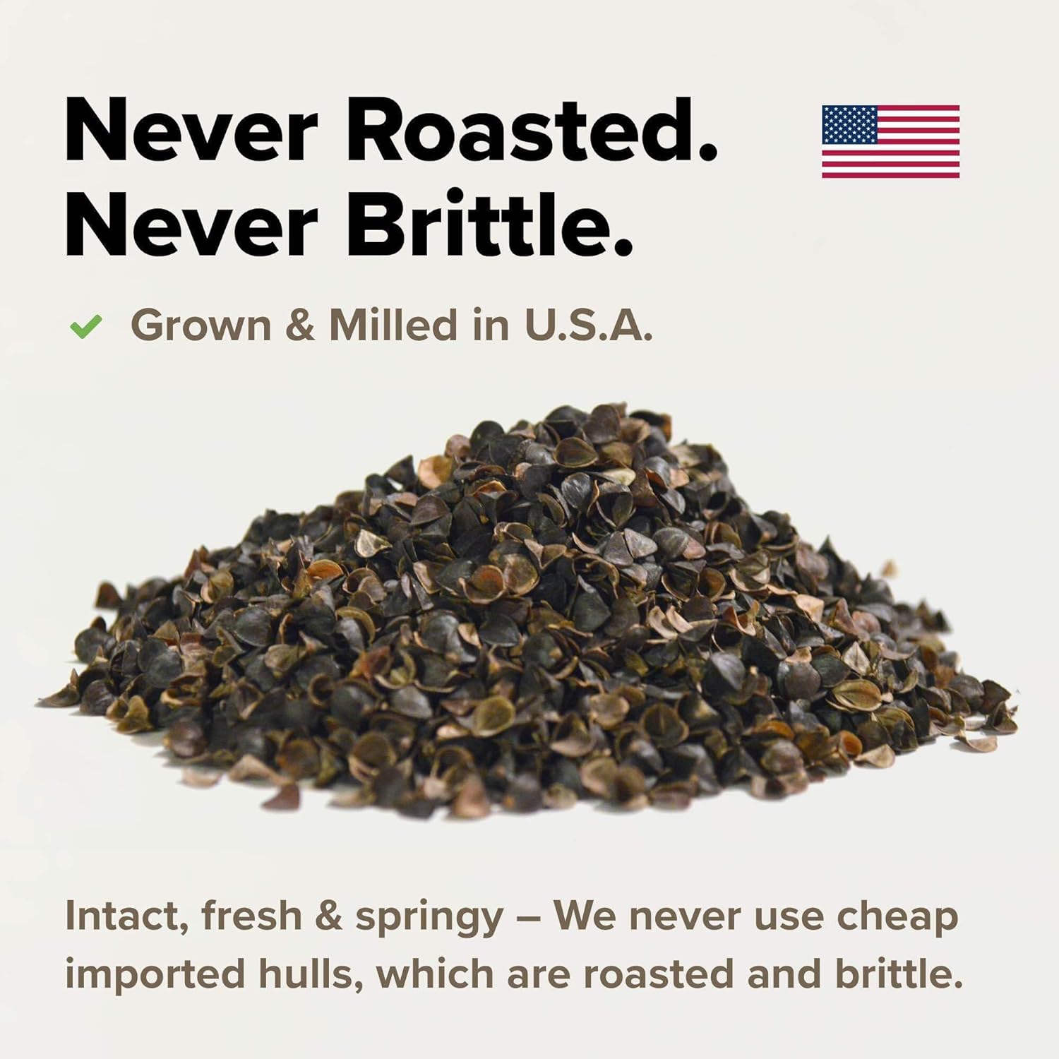 Hullo Buckwheat Pillow – Organic Adjustable Cooling Pillow for Side & Back Sleepers, Neck Support – Breathable Cotton Cover – Made in USA (20×36 King Size)