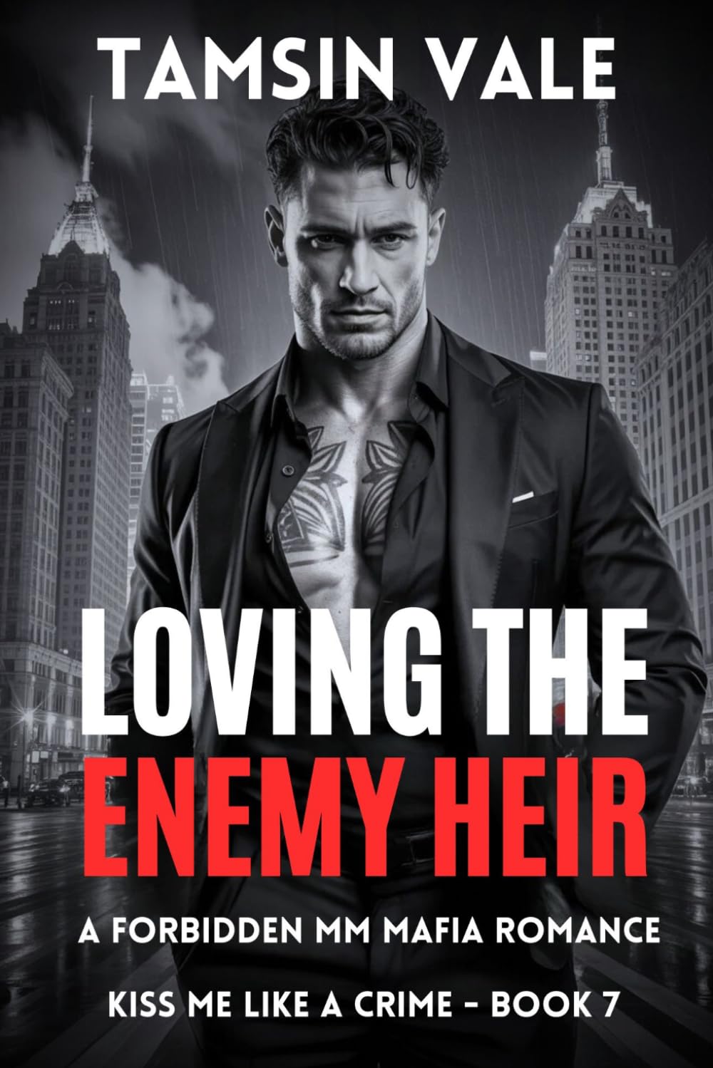 Loving the Enemy Heir: A Forbidden MM Mafia Romance (Kiss Me Like a Crime: A Dark Steamy MM Mafia Romance Series)