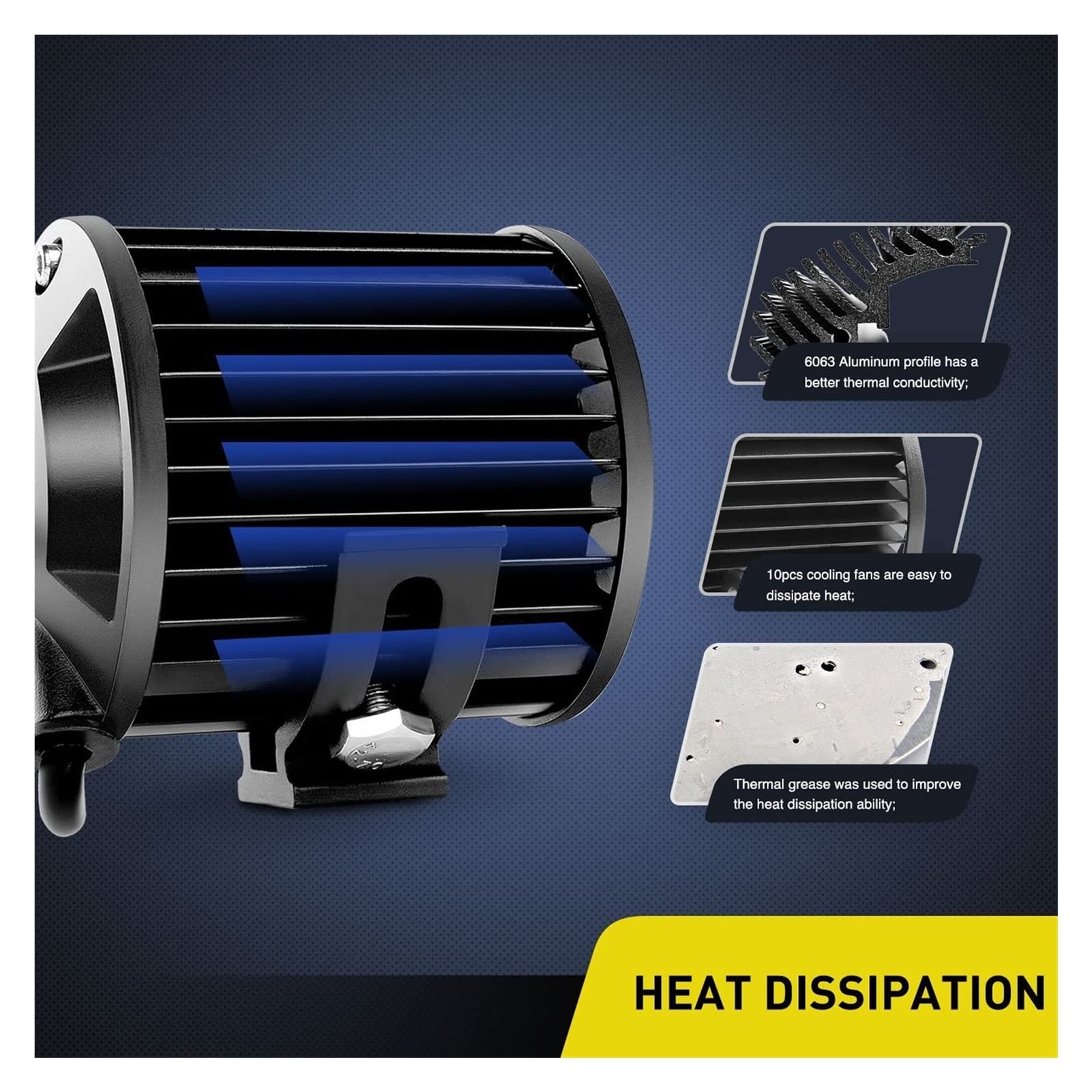 Luci A LED Auto Barra Da Lavoro Lampada Da Lavoro Guida Nebbia Offroad SUV 4WD D - Foto 13