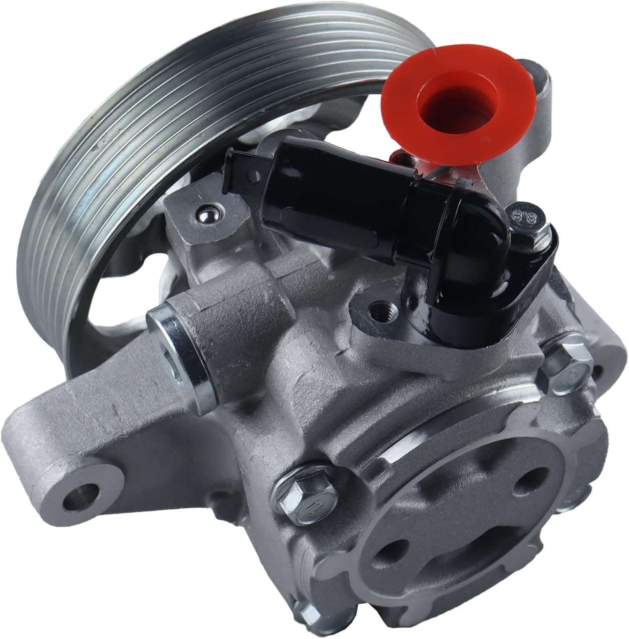 21-5456 Power Steering Pump with Pulley Compatible with 2006 2007 2008 2009 2010 2011 Honda Civic 1.8L L4 Replace# 56110RNA305 56110RNAA01