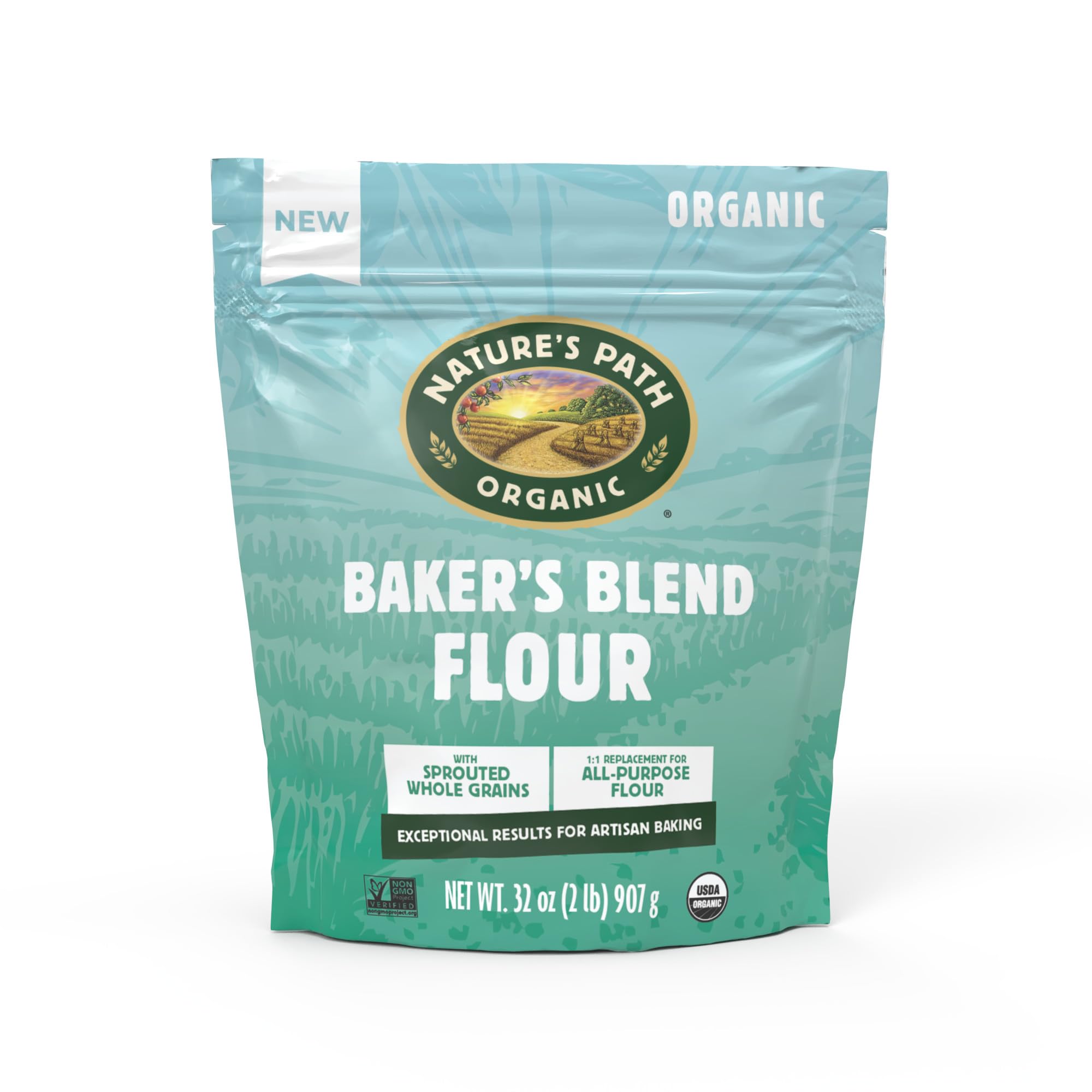 Nature's Path Organic Baker's Blend Flour, 32 oz (Pack of 1), Non-GMO