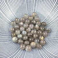 Vista 220 de MJDCB Natural Multicolor Volcanic Lava Stone Round Loose Stone Beads DIY for Jewelry Bracelet Making 15" (6mm, White)