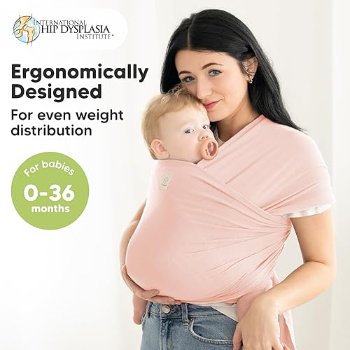 Miniatura 129 de KeaBabies Portabebés - Portabebés todo en 1 original para recién nacidos a niños pequeños, fácil de llevar, pegado manos libres, ligero, Laberinto