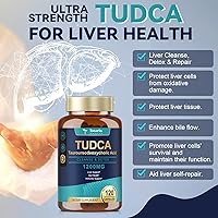 Vista 4 de Totaria (2 Paquetes) Suplemento TUDCA 1200mg (Ácido Tauroursodexocólico), Sales Biles TUDCA Puras de Fuerza Ultra para Apoyo del Hígado, Limpieza