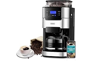 10-Cup Programmable Coffee Maker with Integrated Burr Grinder