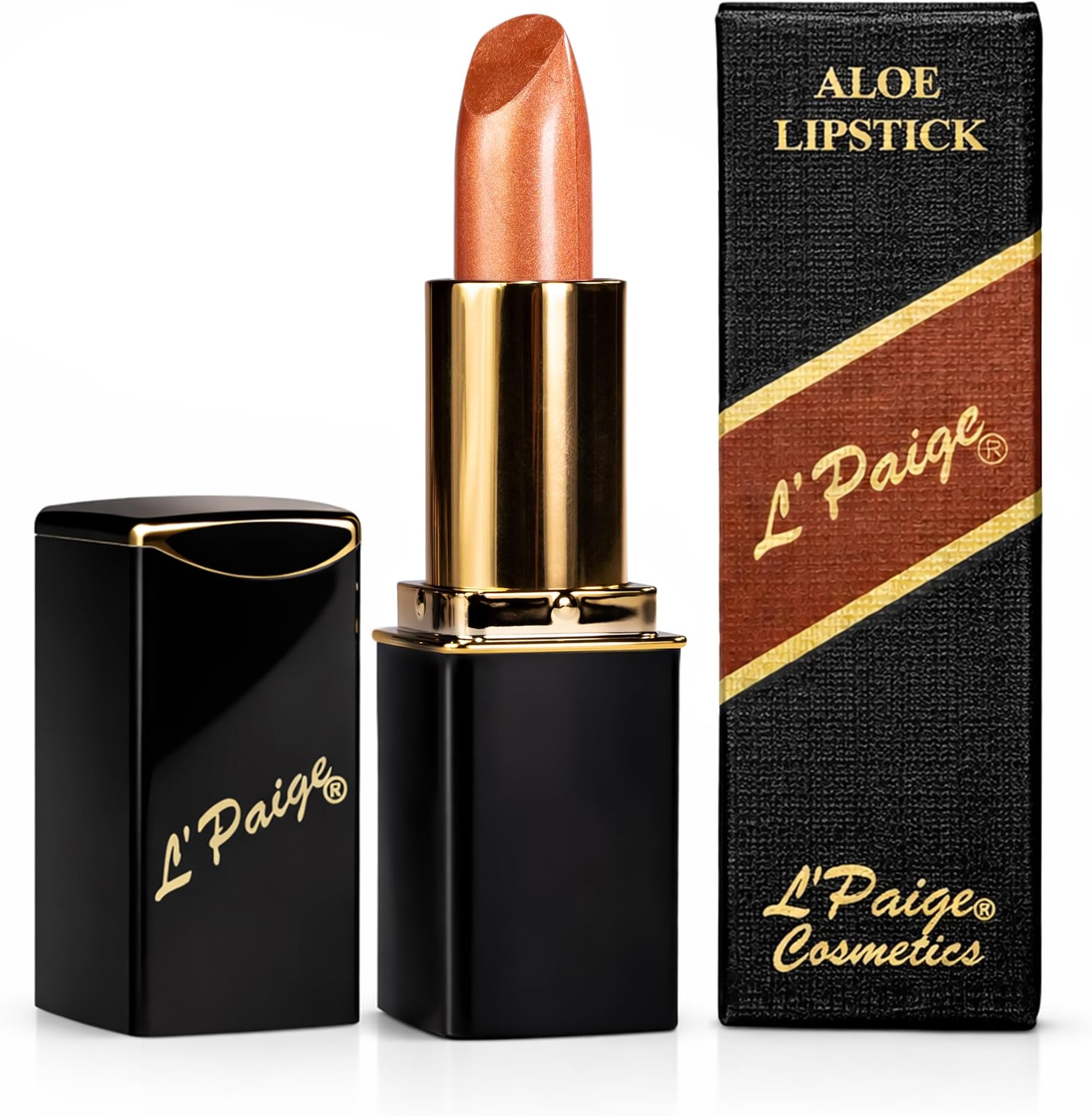 L36 - AMARETTO Designer Lipstick | Aloe Vera Based, Long-lasting, Moisturizing
