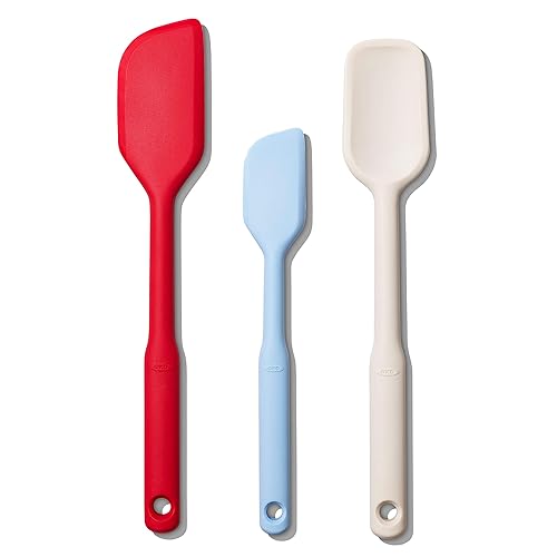 OXO Good Grips 3 Piece Silicone Spatula Set, One Size,