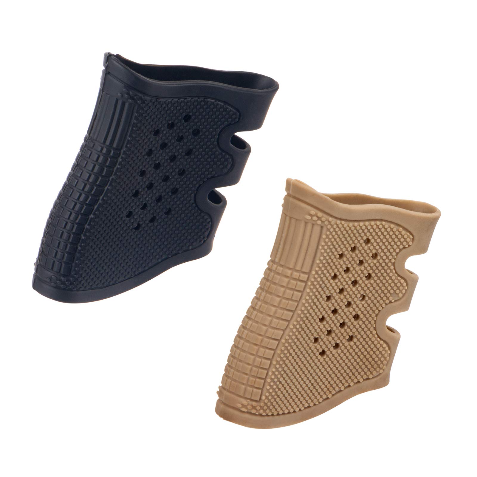ToopMount Tactical Rubber Grip Glove Sleeve Tactical Grip Sleeve Anti-Slip Grip Sleeve Fits Glocks Series, for Outdoor Sport Hunting(2 Pack/3 Packs)