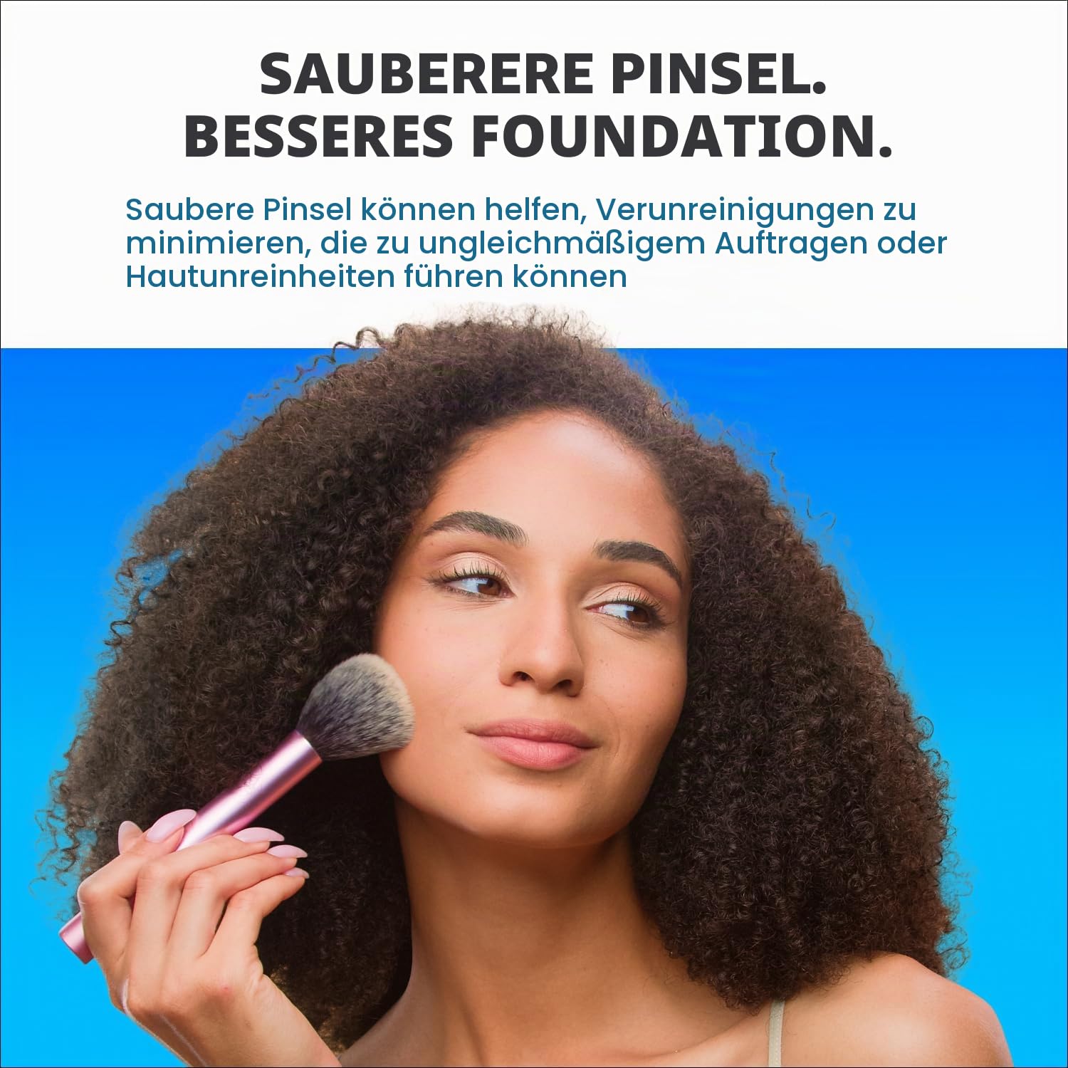Cinema Secrets Original Blaue Vanille Make-up-Pinselreiniger-Lösung & Spray-Kombination – Professioneller Reiniger für Make-up-Pinsel – Schnell trocknend & spülungslos – Entfernt angesammeltes Make-up