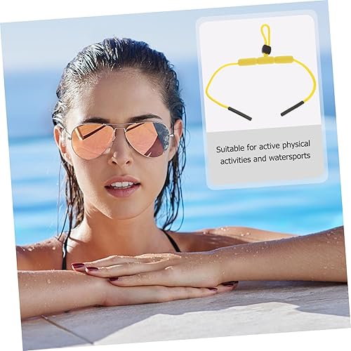 Miniatura 3 de Yardenfun Gafas de sol para hombre, correa de gafas de neopreno personalizadas, correas de gafas de sol deportivas, cadena flotante