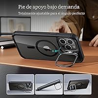 Vista 5 de ESR - Funda completa para iPhone 13 Pro Max, con soporte, MagSafe, a prueba de caídas de grado militar, protector de pantalla incorporado de vidrio