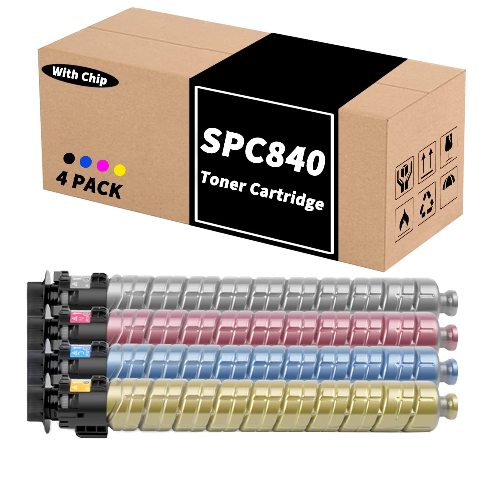 Amazon.com: SPC840 Toner Cartridge for Ricoh SP C840DN SP C841DN