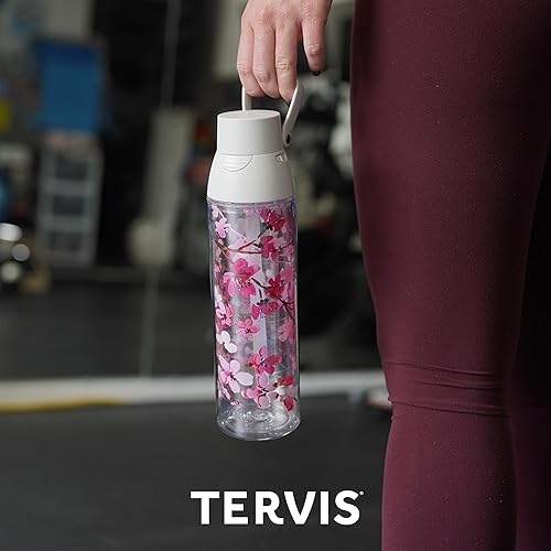 Miniatura 6 de Tervis Etta Vee Garden Glory - Vaso aislado de doble pared hecho en Estados Unidos mantiene las bebidas frías y calientes, 24 onzas, botella para