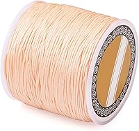 Vista 10 de Cheris - Cuerda de nailon para abalorios de nailon de 0.031 in, color azul, hilo de macramé, para hacer joyas, suministros de envoltura Kumihimo