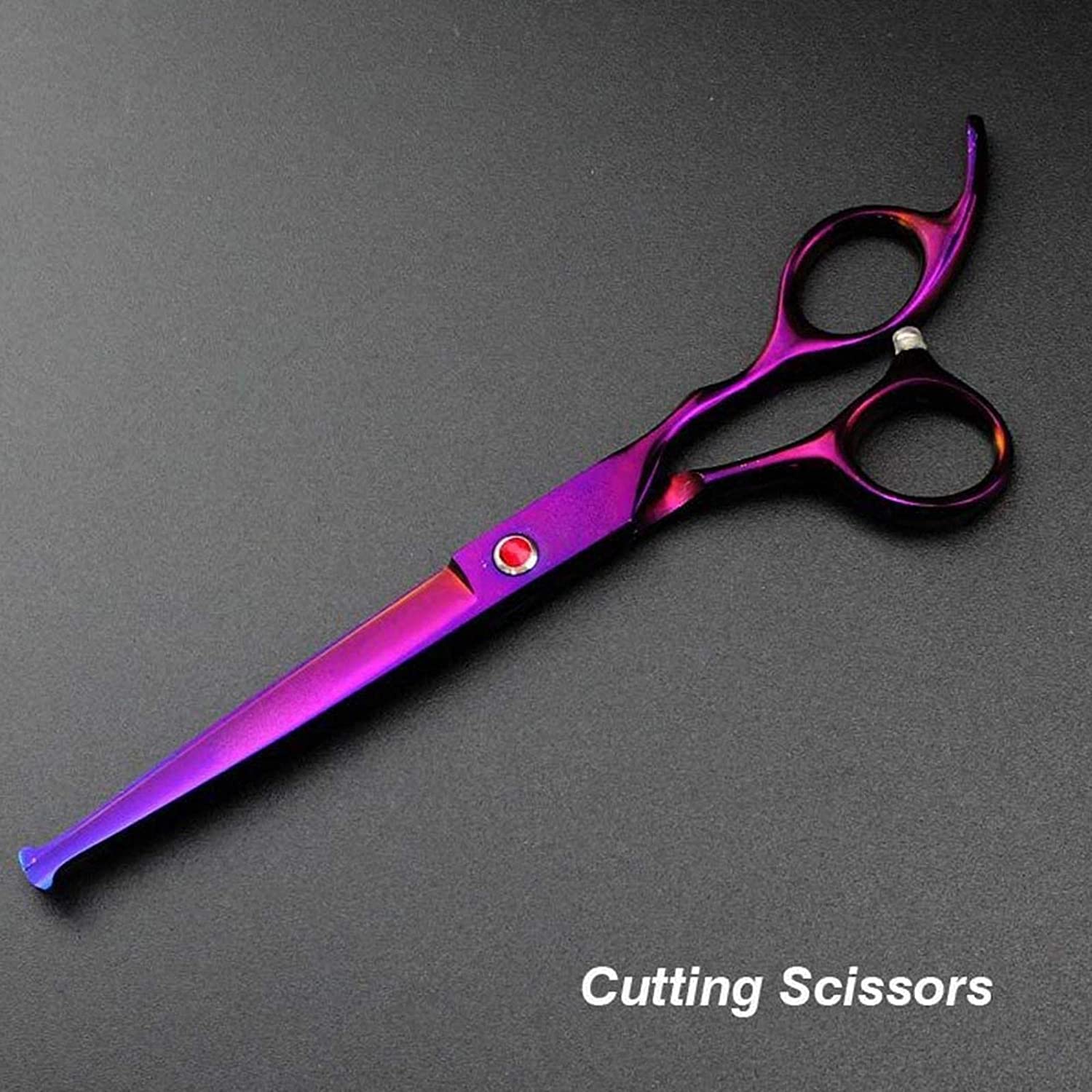 Tijeras Peluqueria Canina, Corte Curvado recto Tijeras de adelgazamiento Perro Cat Tijeras Kits Perros Tijeras Conjunto Puppy Cabello Trimmer