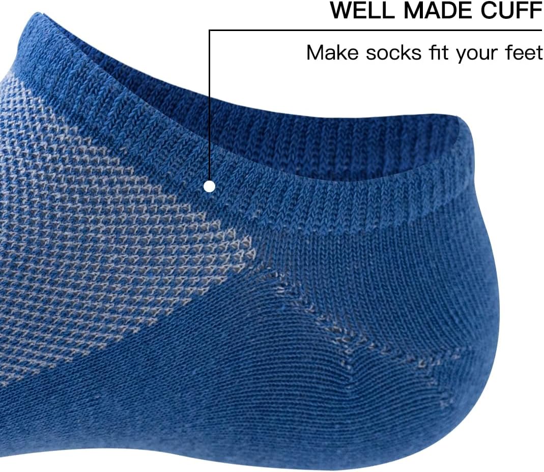 JOYNÉE 20 Pairs Men's No Show Socks: Low Cut, Ankle Socks - Image 3