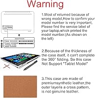 Vista 4 de Honeymoon Funda para Lenovo Yoga 530/520 de 14 pulgadas y Lenovo Flex 6/Flex 5 de 14 pulgadas (no compatible con Yoga 730/C930/C630), funda