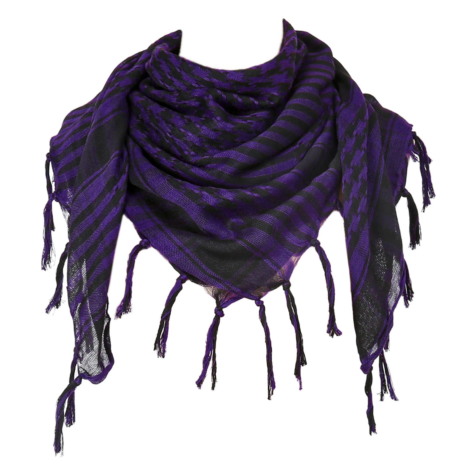 Maxtonser Desert Shemagh Scarf Soft Fringed Arab Headscarf Unisex Keffiyeh Bandana Unisex Headwrap Arabian Scarf Head Covering