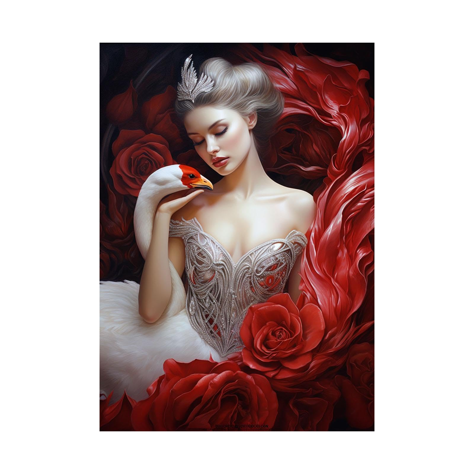 Arte mural de personajes GFDJKHT de 70x100cm sin marco para decoración de salón 8