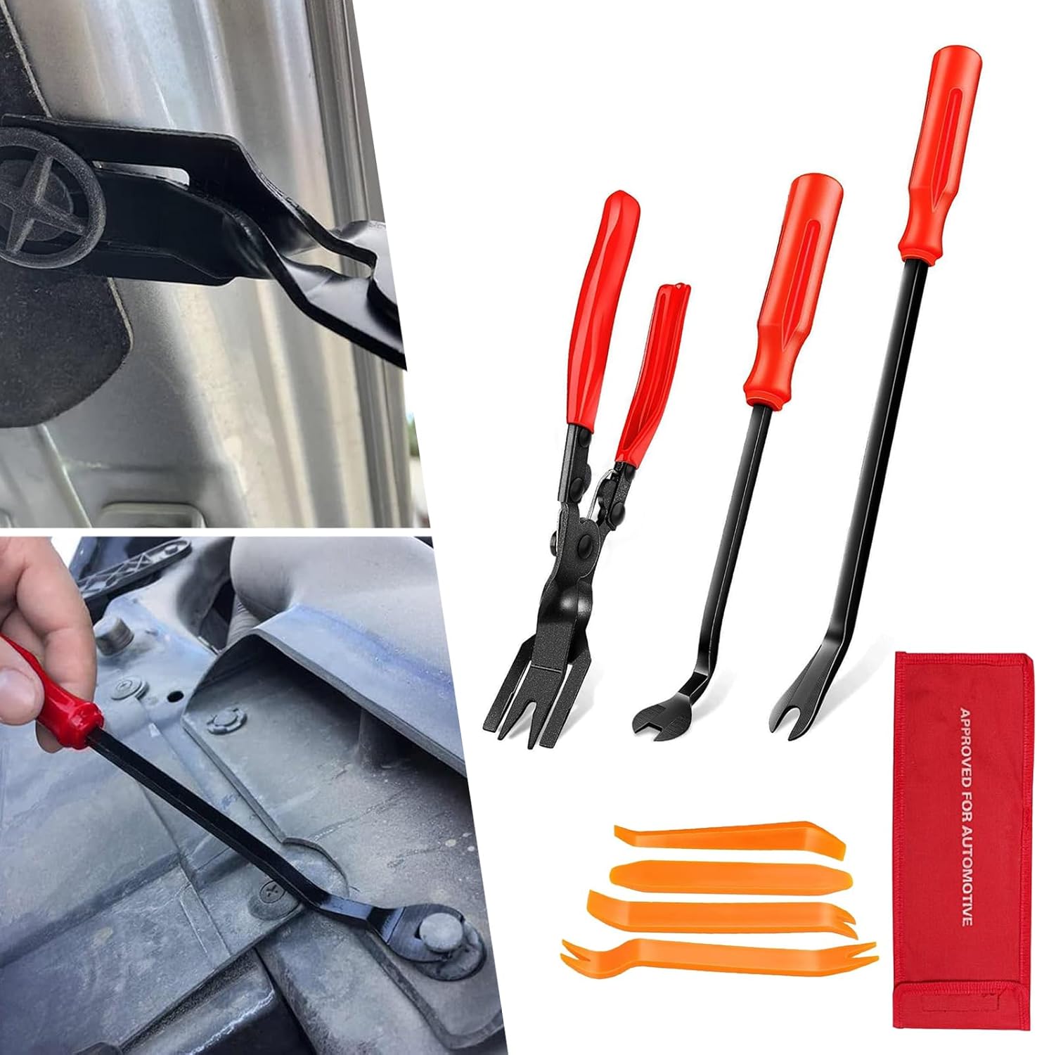 jeseny Pack4 Clip Pliers Set, Fastener Remover with