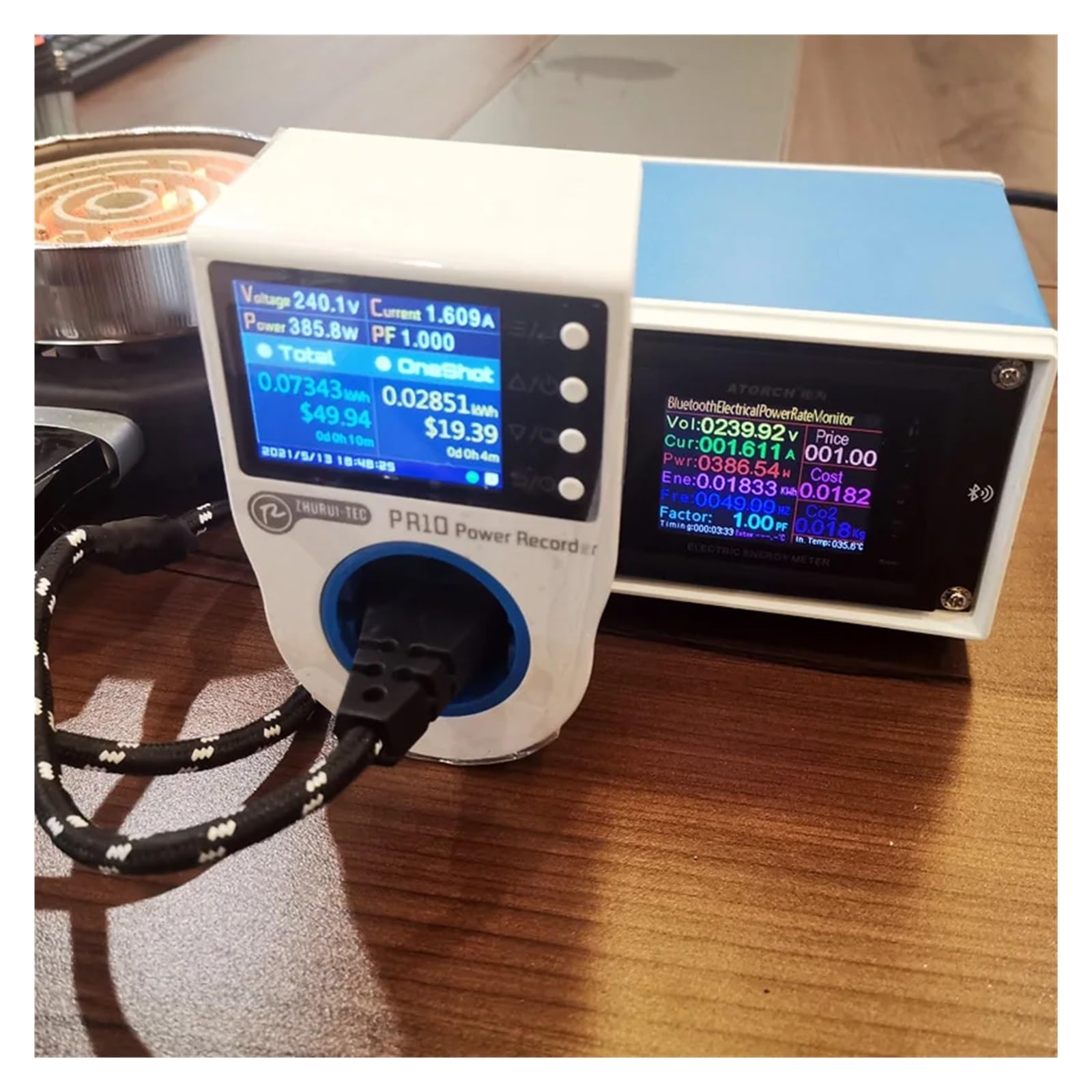 Instrument de mesure intelligent des paramètres électriques, wattmètre, numérique, ampèremètre, voltmètre Mesure de résistance