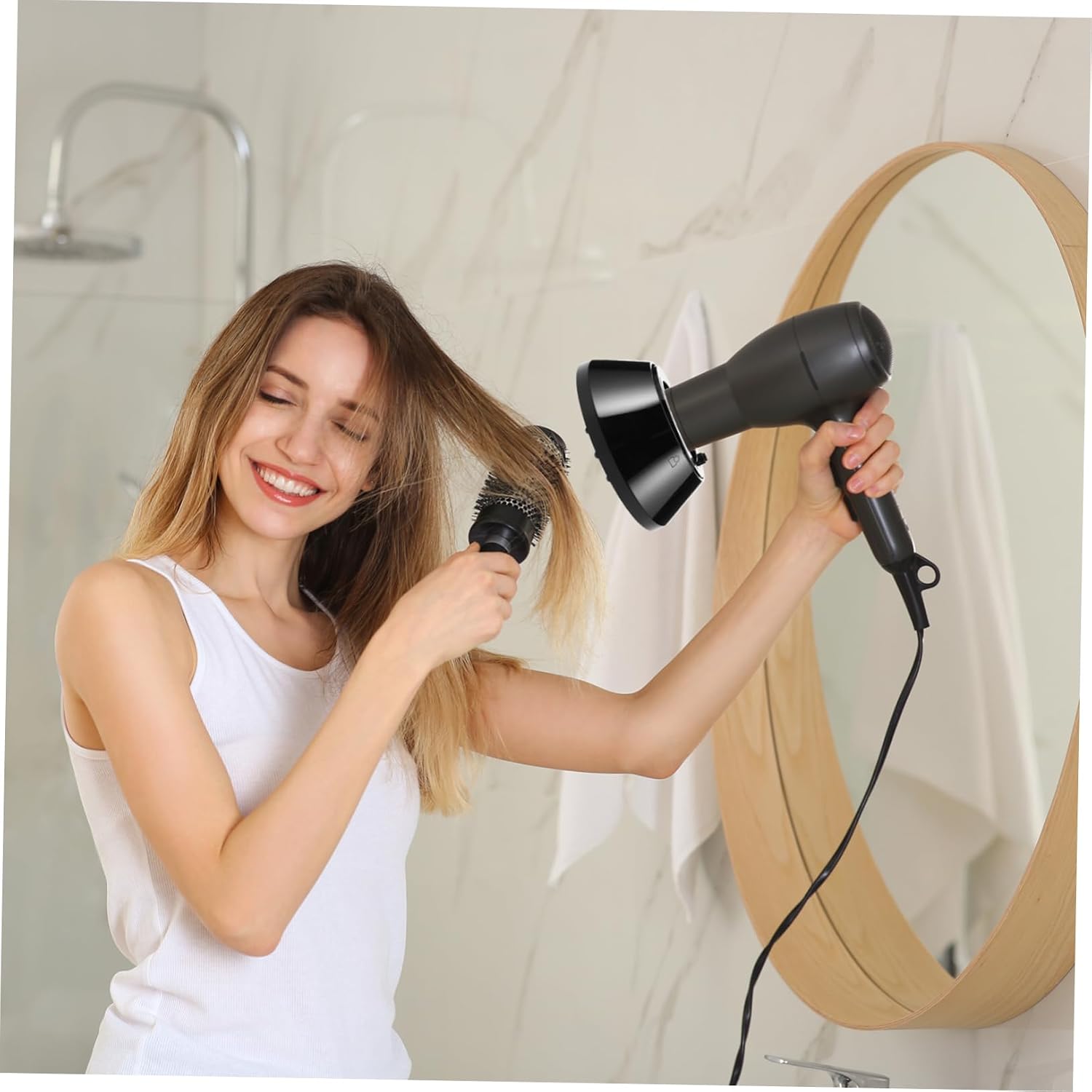 Portable Hair Dryer Diffuser for Wavy Hair Construction Easy to Clean for Travel