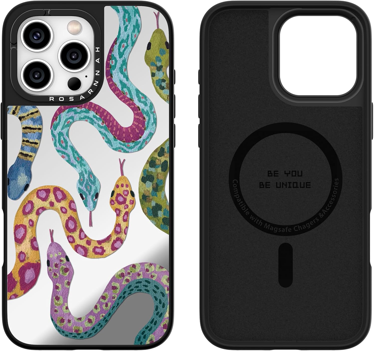Magnetic for iPhone 16 Pro Max Magsafe Case Cute - Durable Shockproof 6.6 ft Drop Impact Phone Case - Mirror Phone Case Funny Cowboy Design for iPhone 16 Pro Max 6.9"