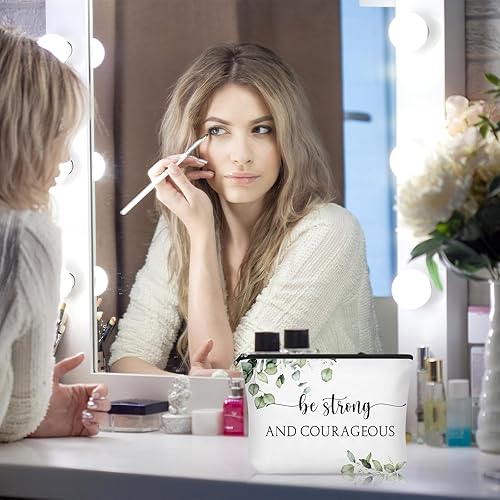 Miniatura 7 de Sieral 3 piezas de regalos cristianos para mujeres, Faith Be Still and Know Be Strong and Courageous, vaso inspirador de viaje, vaso de oración