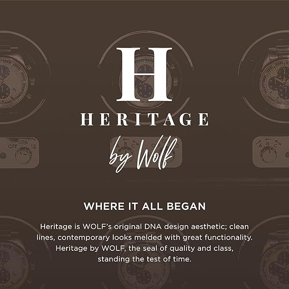 WOLF Heritage Fold-Out Jewelry Box, Pewter Saffiano - Three Compartments, One Ring Roll + Three Necklace Hooks