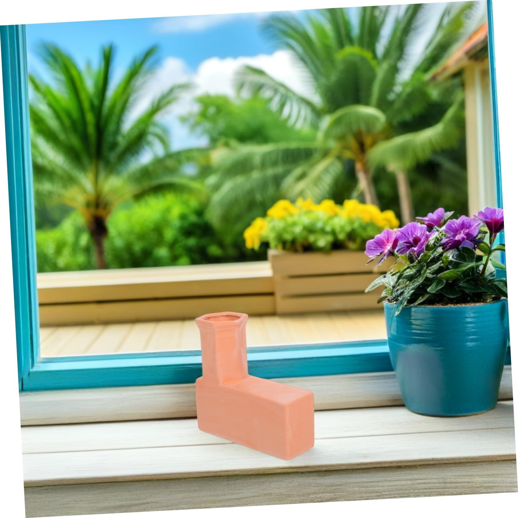 Picchetti Irrigatori in Terracotta Naturale Dispositivo di Autoirrigazione per Piante da e Esterno Mantiene umidità e Favorisce Crescita Sana