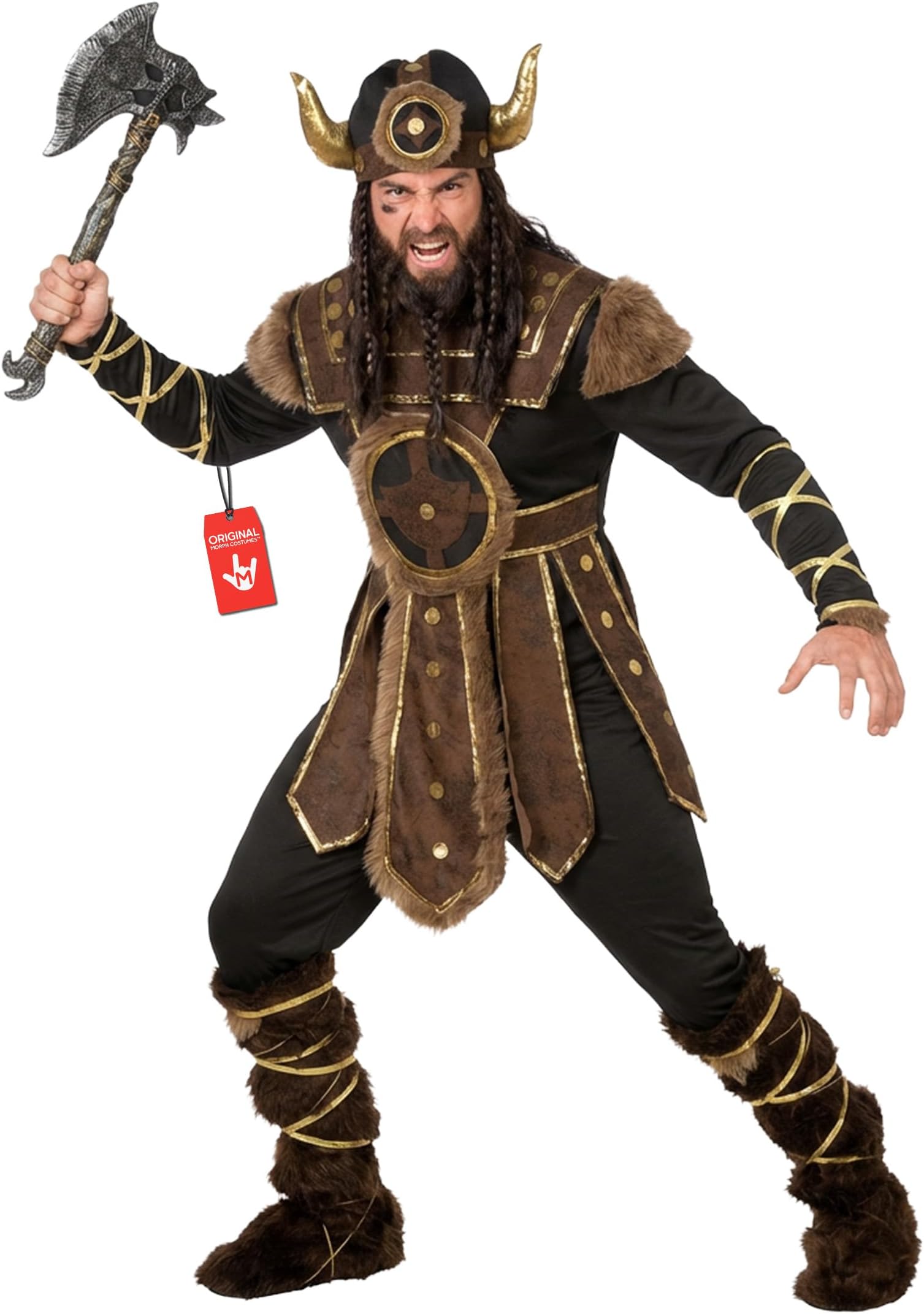 Morph Viking Costume Men, Adult Viking Outfit, Medieval Costume Men, Norse Warrior Outfit, Viking Fancy Dress