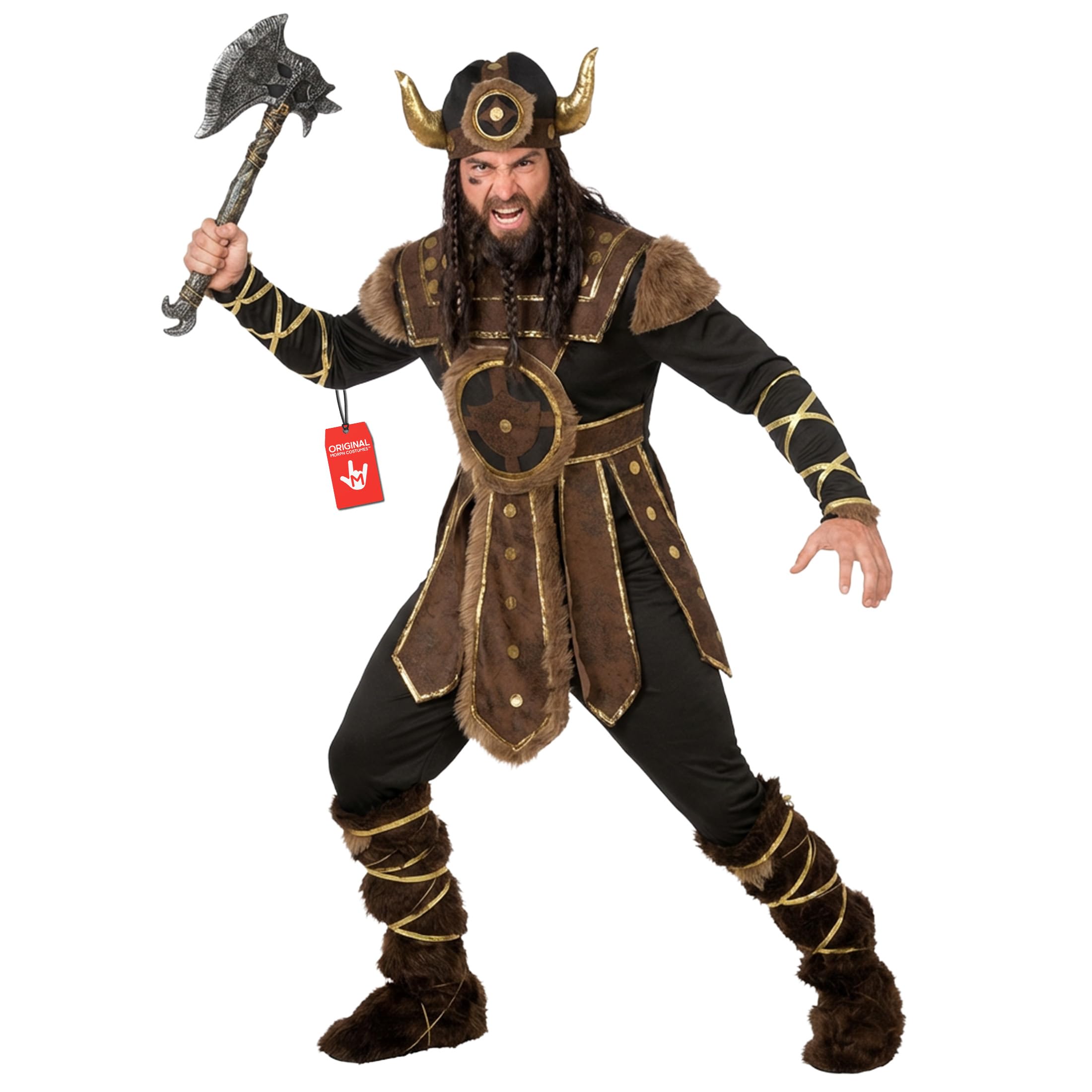 Morph Viking Costume Men, Adult Viking Outfit, Medieval Costume Men, Norse Warrior Outfit, Viking Fancy Dress