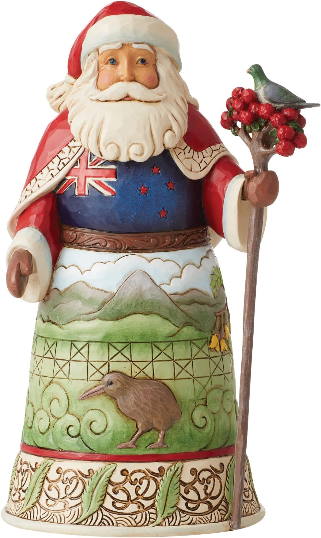 A) Heartwood Creek Jim Shore Santa With Cane Figure By Enesco (12 - View #7