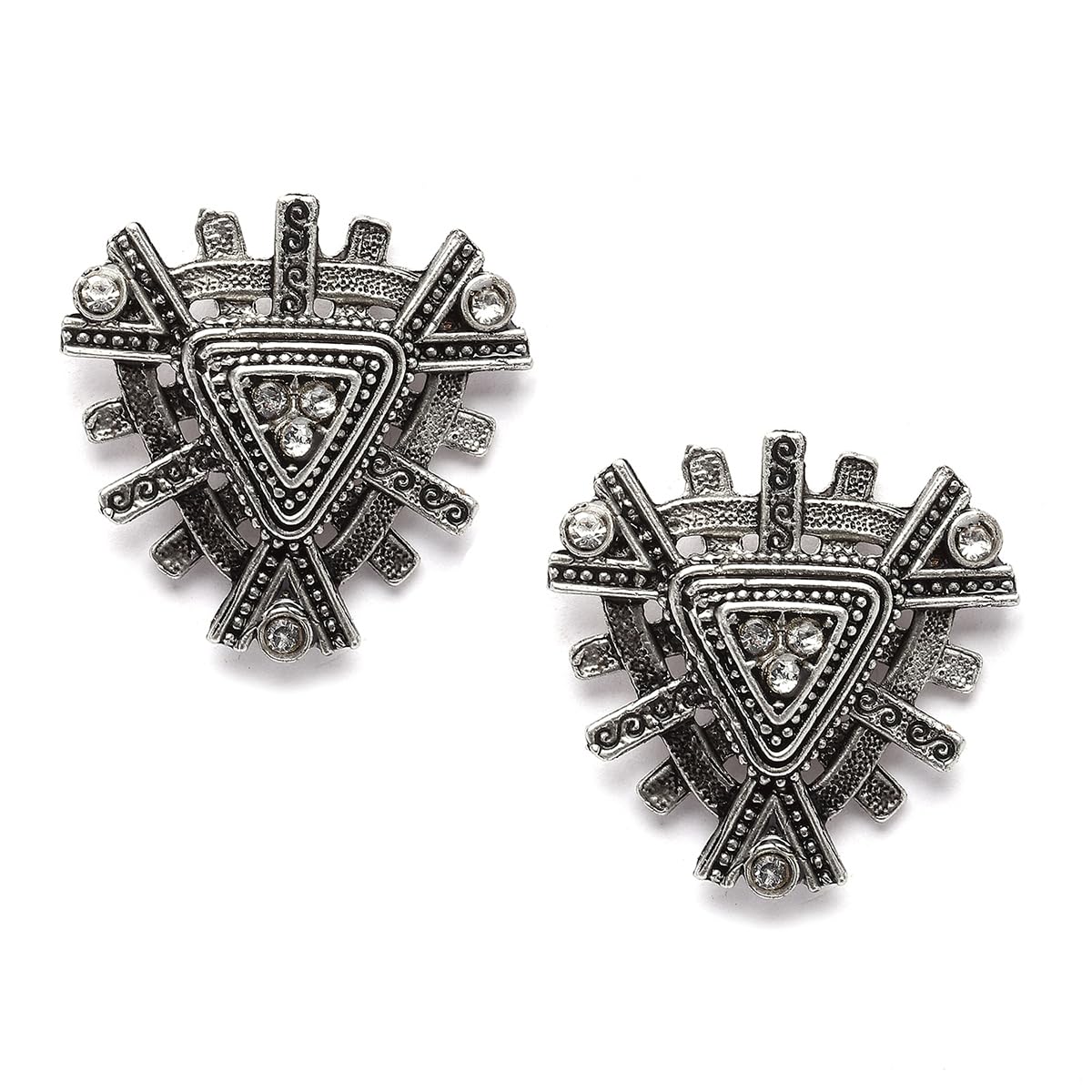 See full amazon price history chart for Karatcart Oxidised Silver Stud Earring for Women Karatcart Oxidised Silver Stud Earring for Women (B0CFXKLW4R) Amazon Price History, Amazon Price Tracker