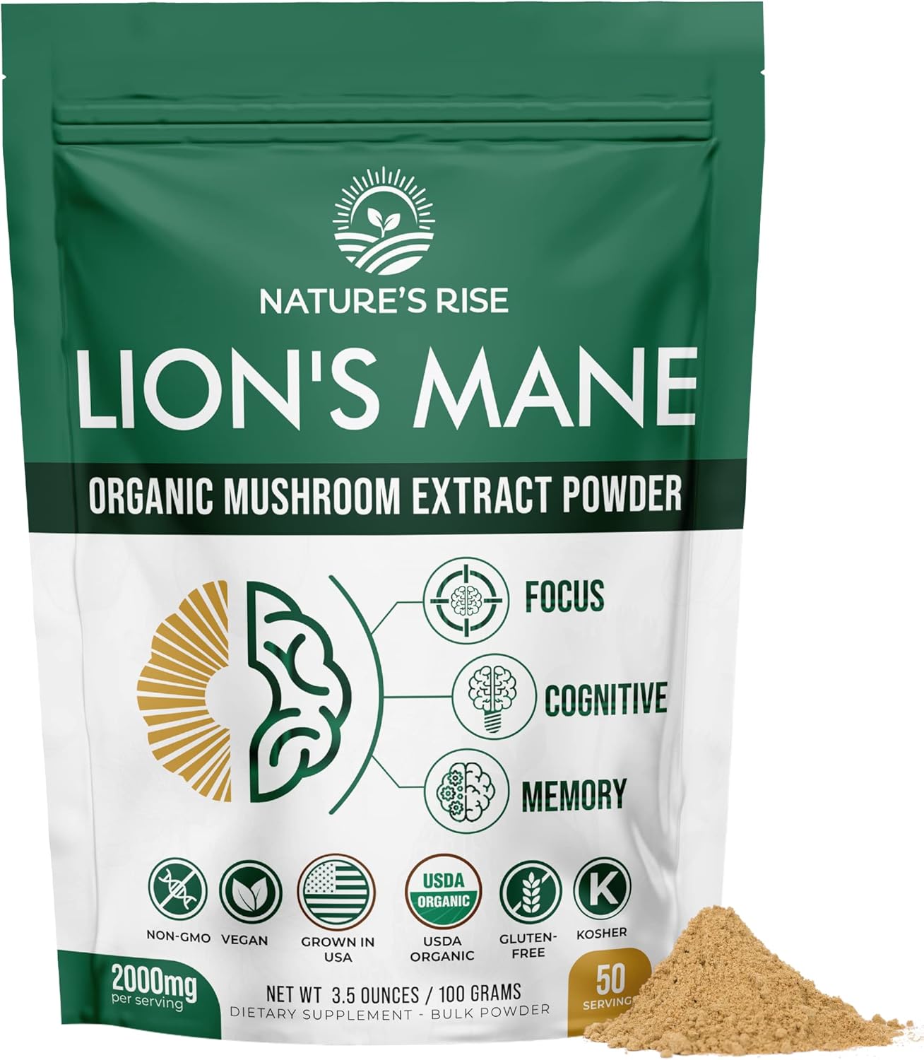 lions mane powder Amazon