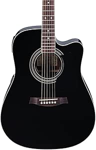Ibanez V70CENT Acoustic Electric Guitar (Black)