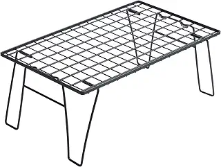 キャンピングムーン(CAMPING MOON) フィールドメッシュラック キャンピングラック ブラック キャンプ収納 軽量 薄型 T-235