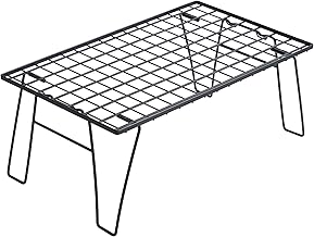 Camping Moon T-235 Field Mesh Rack, Camping Rack, Black, Camping Storage, Lightweight, Thin