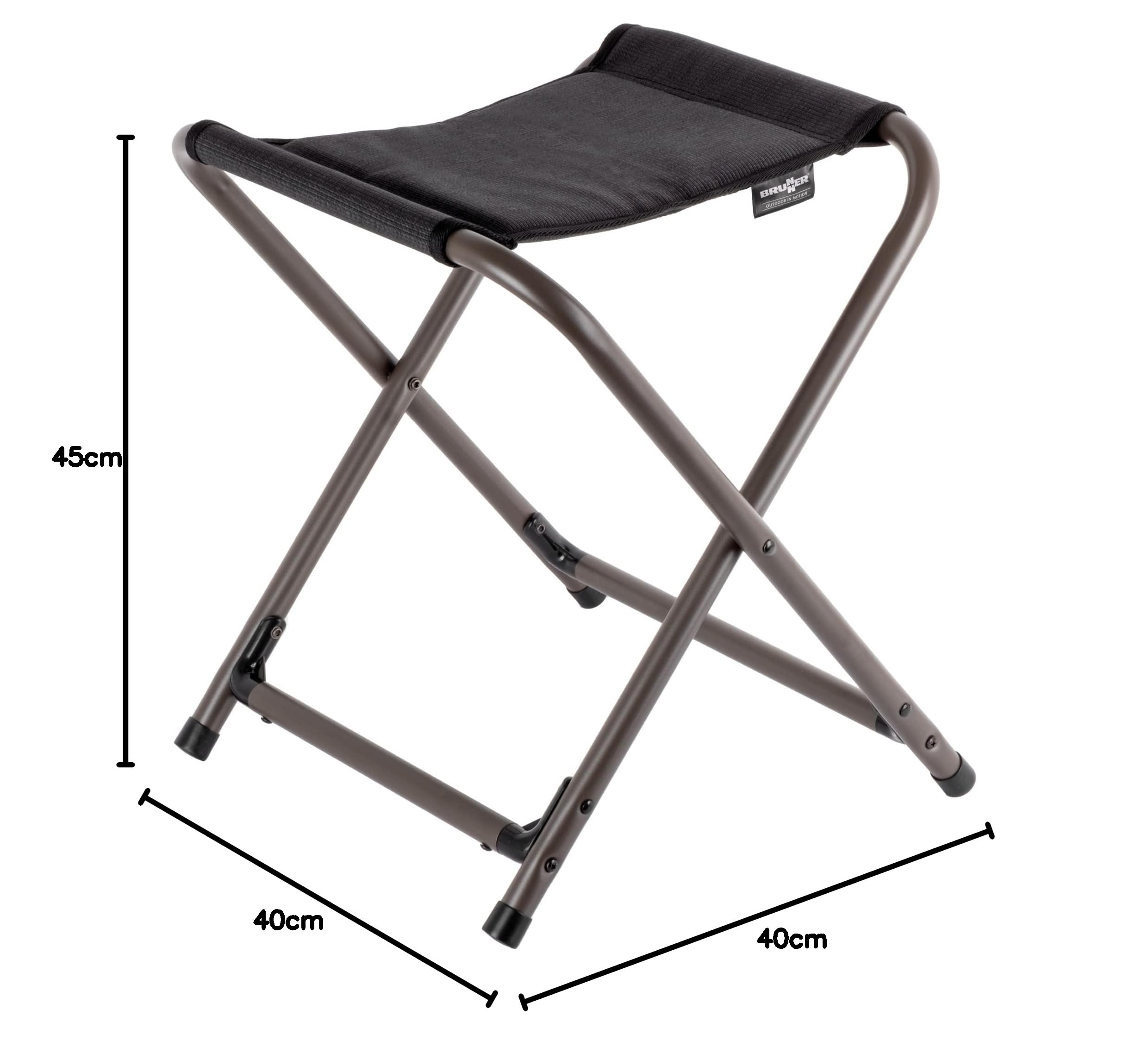 BRUNNER 0404053N.C58 Robusto Sgabello Pieghevole, Phantom Stool, Peso 1 kg e Portata 90 kg