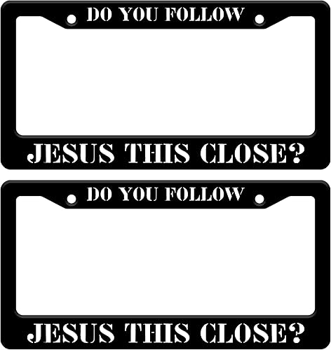 Miniatura 8 de Marco de matrícula de flores de cerezo con hermosas flores rosadas, divertido soporte de accesorio de automóvil de acero inoxidable para mujeres