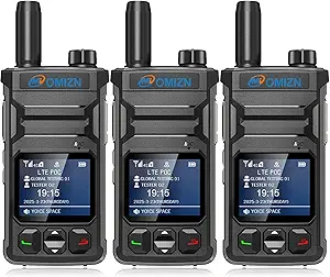 T6 Ultra-Slim Global Walkie Talkie with Unlimited Range over 4G LTE, AES-256 Encrypted PoC Two-Way Radio for Security, Family, Outdoor, Business