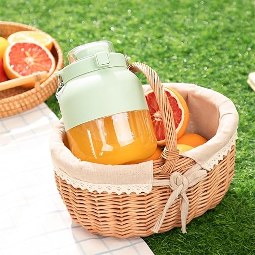 Miniatura 2 de Exprimidor eléctrico geoet 2025, exprimidor de naranjas electrico, pajilla, dos tapas, licuadora portátil para batidos, batidoras, preparación de