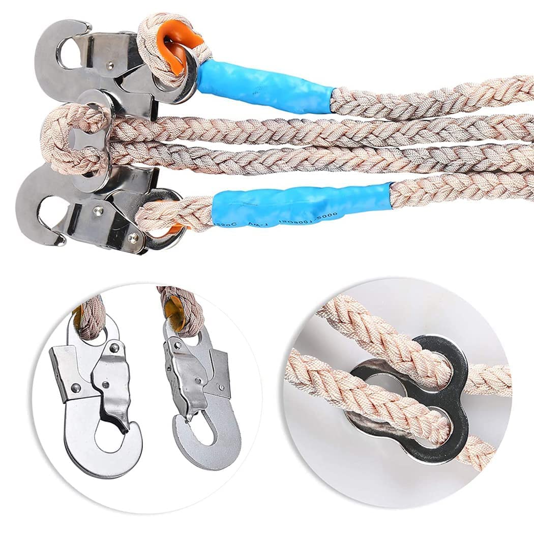 Grimper aux Arbres Crampons d'arbre à l'escalade avec 2 Vitesses et Sangles de sécurité à 5 Points,Simple à Utiliser pour cueillir des Fruits, grimpe Arbre et Sports de Plein air