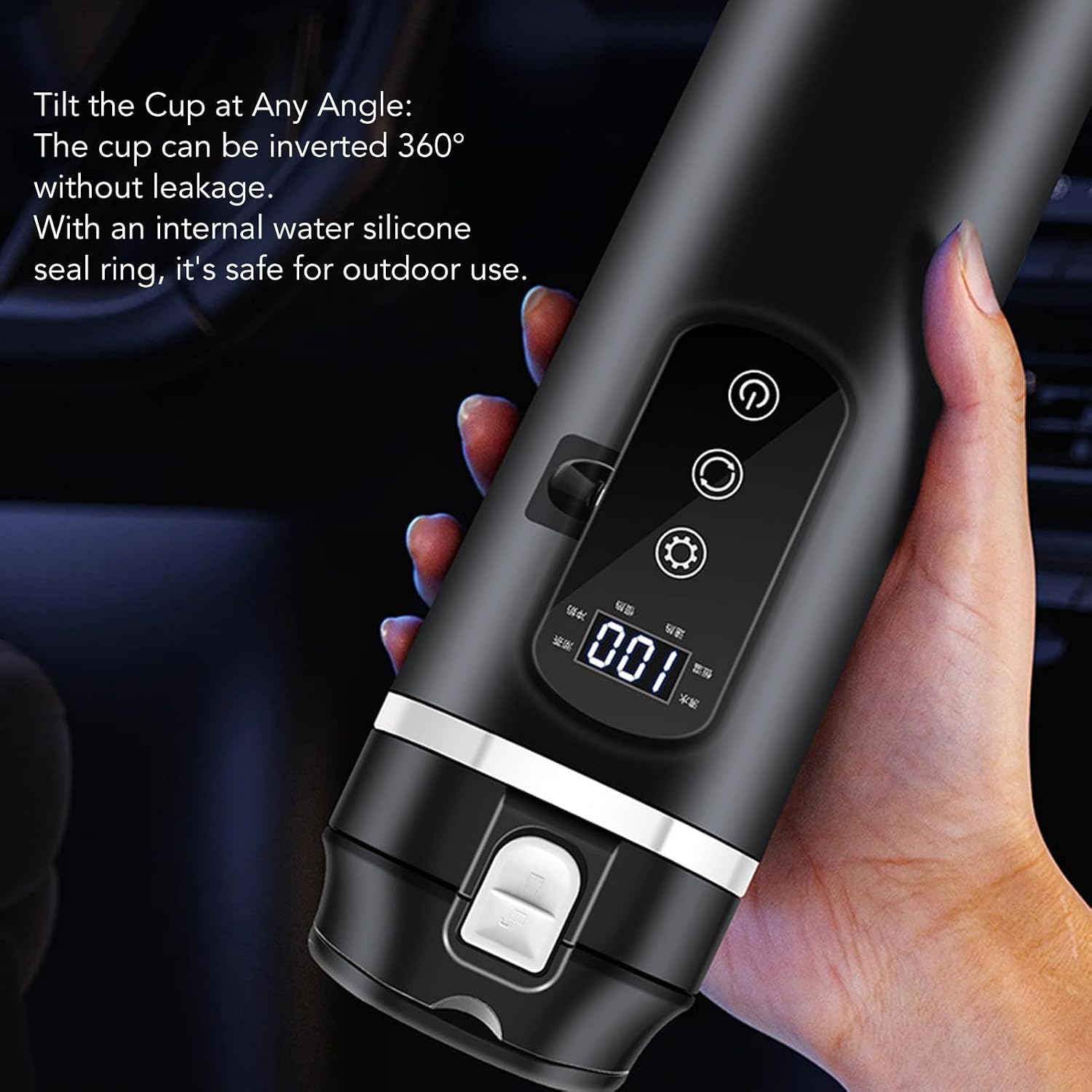 FLEXMAN Travel Portable Electric Kettle, Portable Small Mini Coffee Kettle, Mini Tea Kettle Hot Water Boiler, Portable Car Heating Kettle, 500ml Travel Electric Kettle