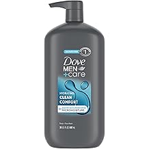 DOVE MEN + CARE Body and Face Wash Hydrating Clean Comfort Men's Body Wash with 24-Hour Nourishing Micromoisture Technology 30 oz