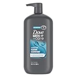 Dove Men+Care Body and Face Wash Hydrating Clean Comfort Men's Body Wash with 24-Hour Nourishing Micromoisture Technology 30 oz