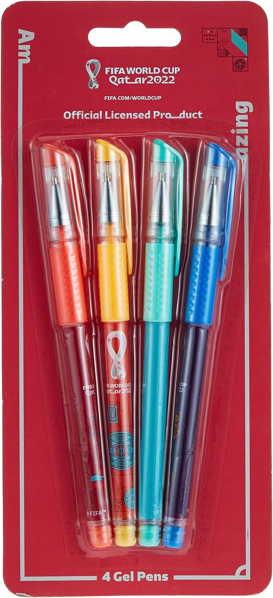 Fifa 11441 2022 kasheeda gel pens, 4pcs/pack
