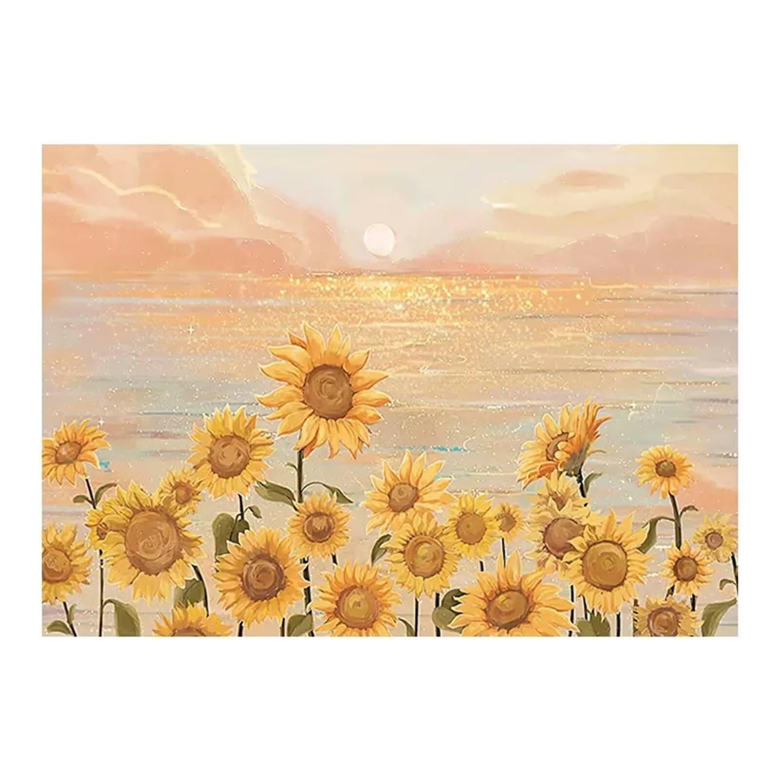 Kit Diamant Painting Enfant et Adulte avec Toile Adhésive Intégrale 5D