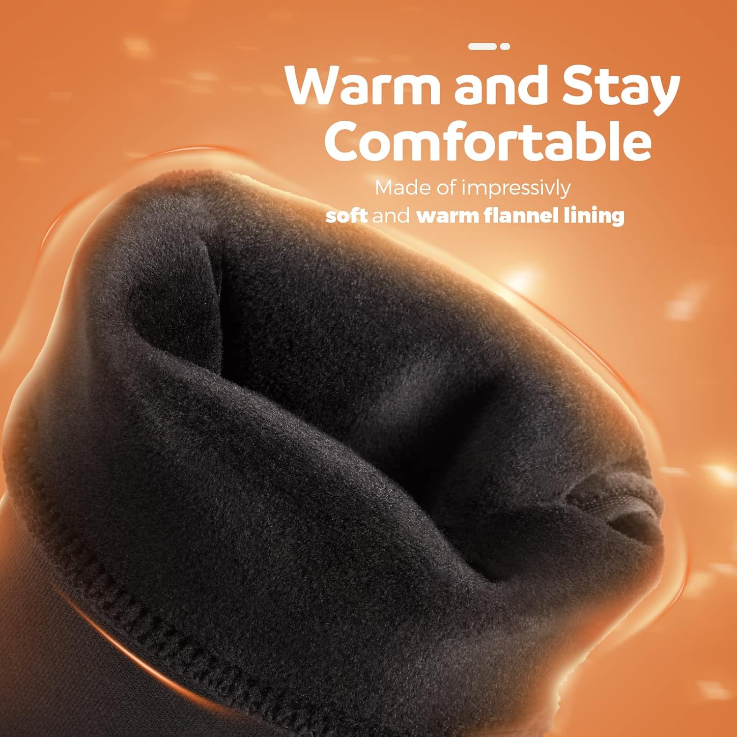 FREETOO Touchscreen Winter Running Gloves Men with Flannel Lining